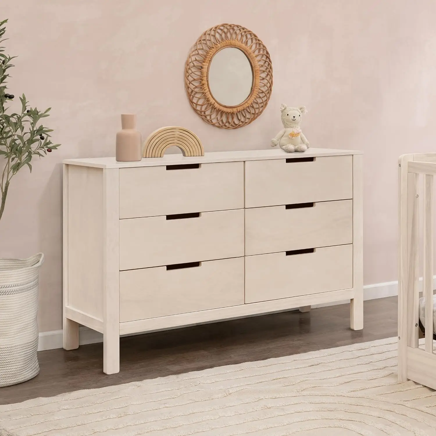 Baby Nursery Dresser - Commode double pour crèche, commode pour