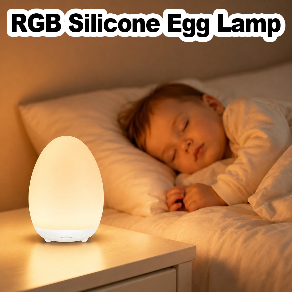 Baby Nursery Colors - Lampe de chevet en silicone en