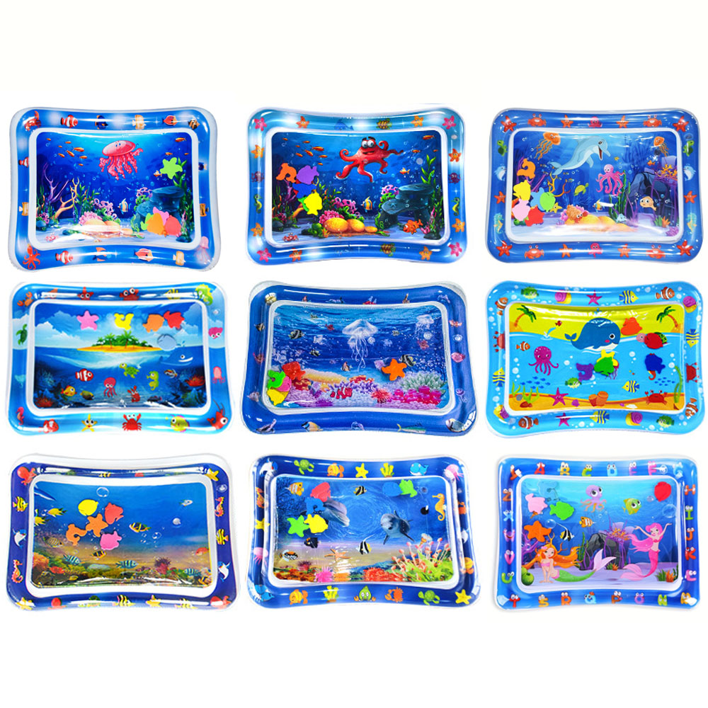 Baby Nursery Cushion - Tapis de jeu gonflable en PVC,