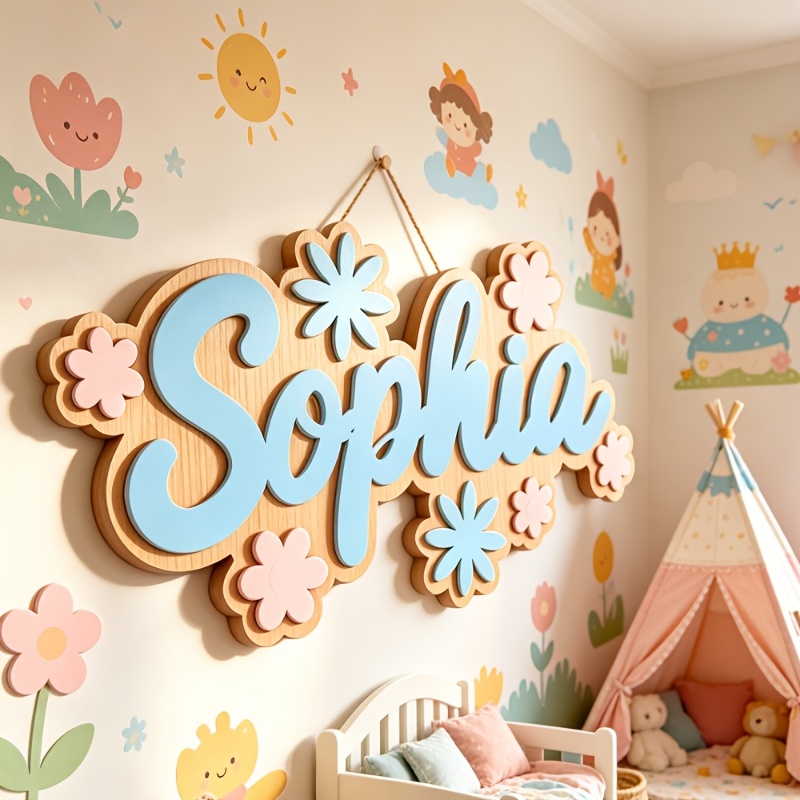 Baby Nursery Baby - Panneau de porte personnalisé à thème