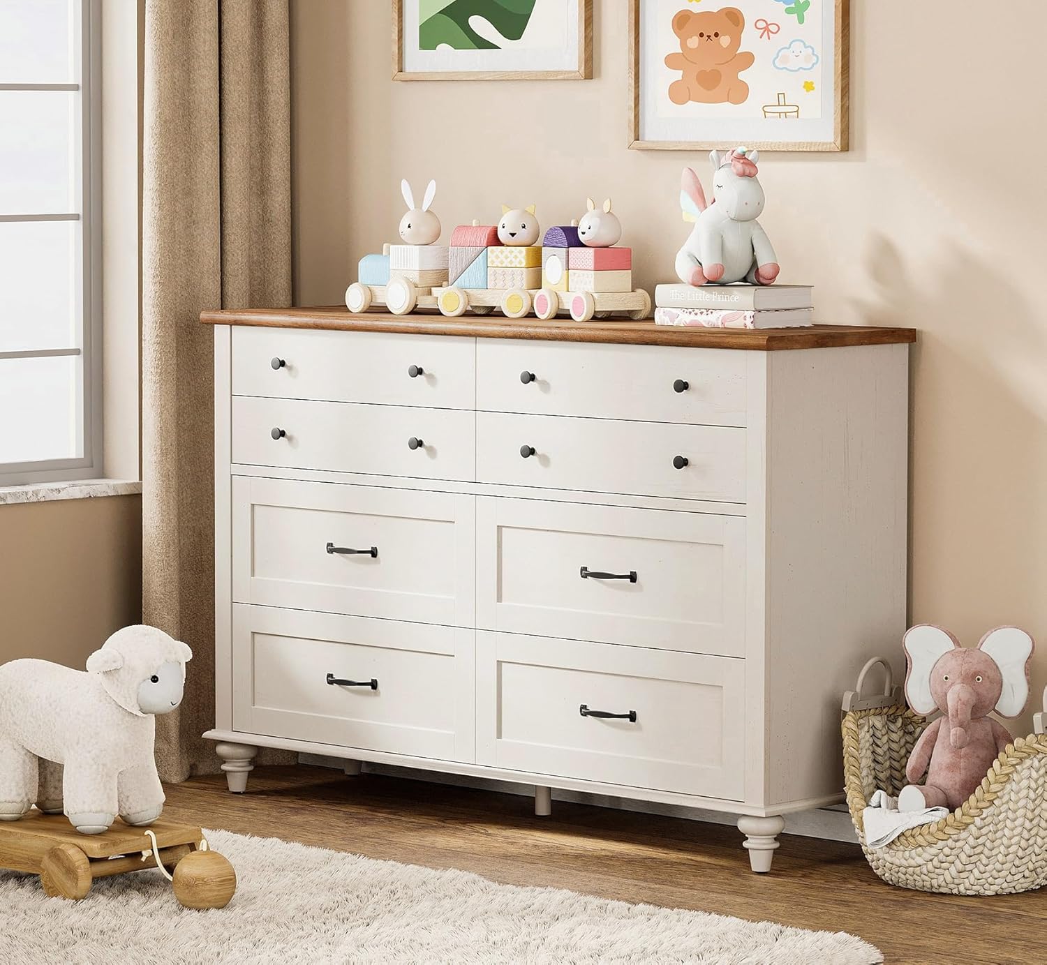 Baby Nursery Dresser - Commode moderne pour enfants avec 7