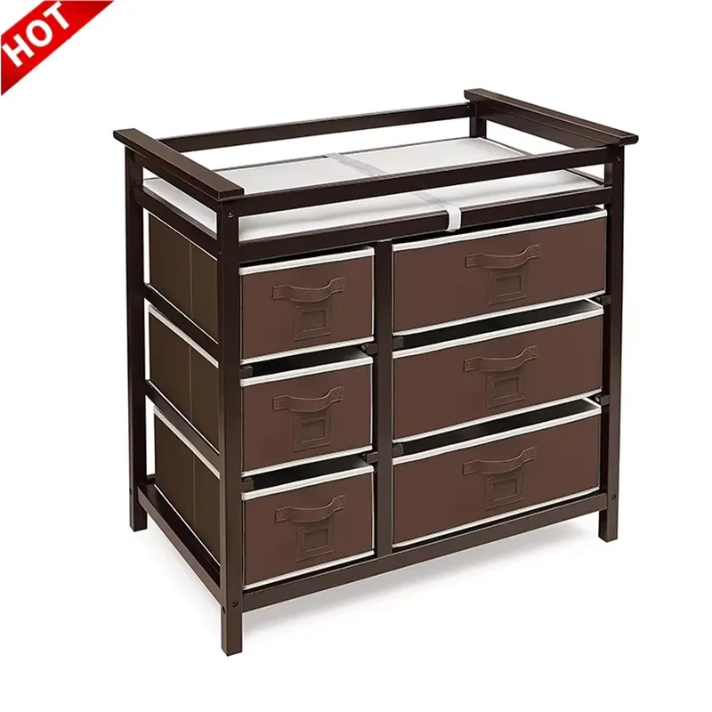 Baby Nursery Dresser - Commode moderne en bois pour bébé