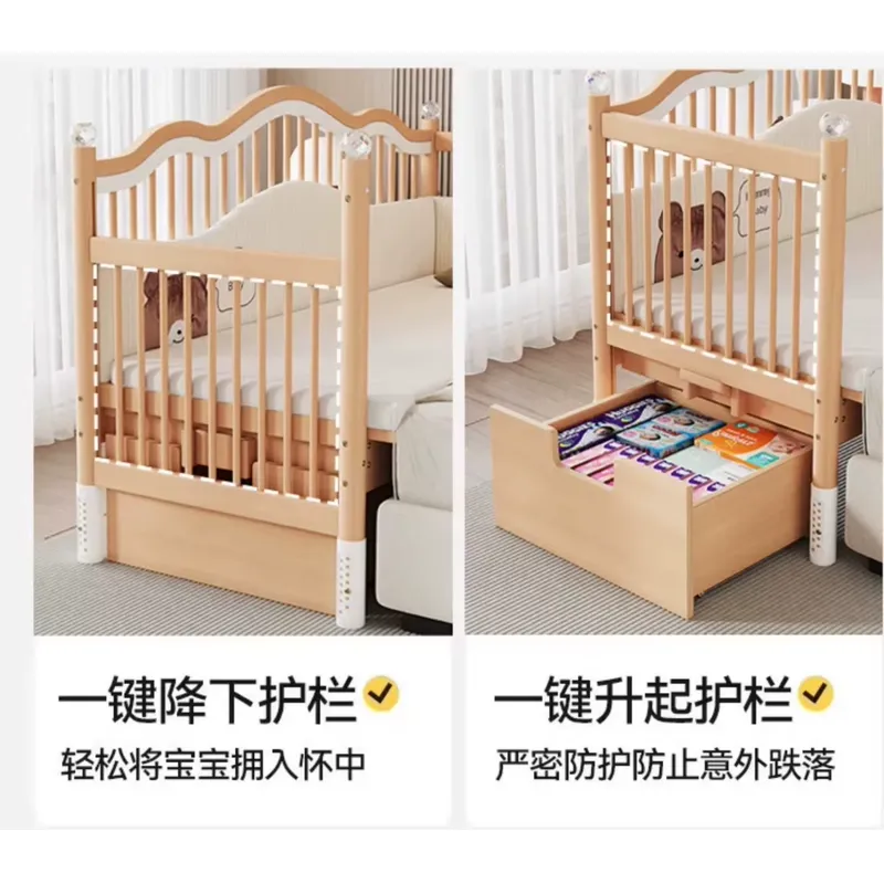 Lit bébé en bois massif multif - Baby Nursery And Co avis et prix