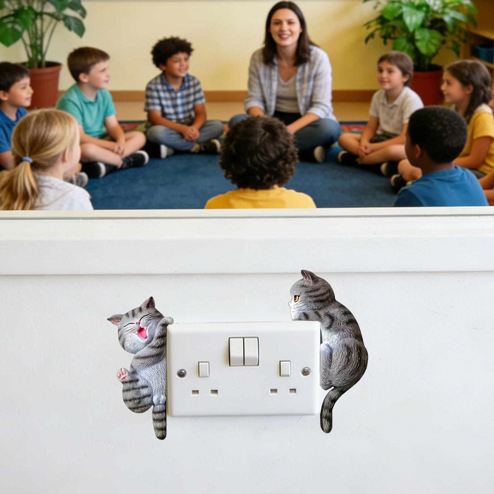 Autocollant Bouton Lumineux 2  - Outlet Cover Childproof avis et prix