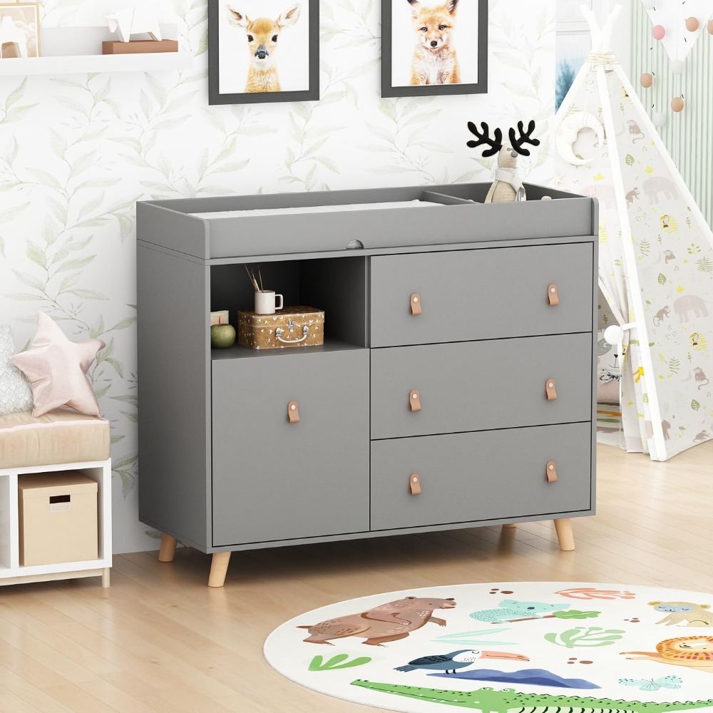Commode à langer pour bébé, co - Baby Nursery Dresser avis et prix