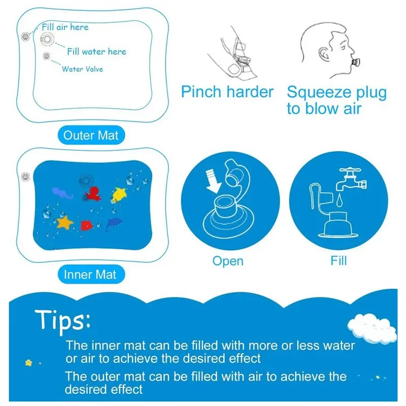 Coussin Polymère d'Eau en PVC  - Baby Nursery Cushion avis et prix
