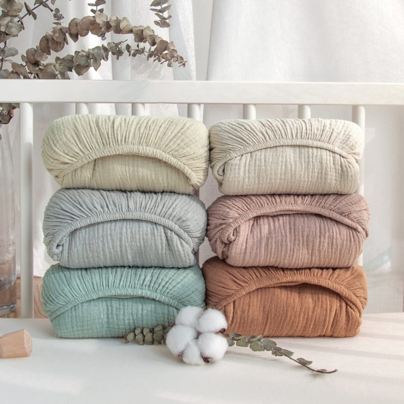 Drap-housse en mousseline de c - Baby Nursery Cushion avis et prix