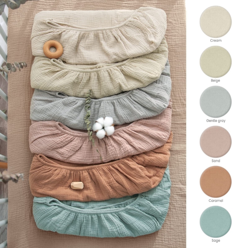 Drap-housse en mousseline de c - Baby Nursery Cushion avis et prix