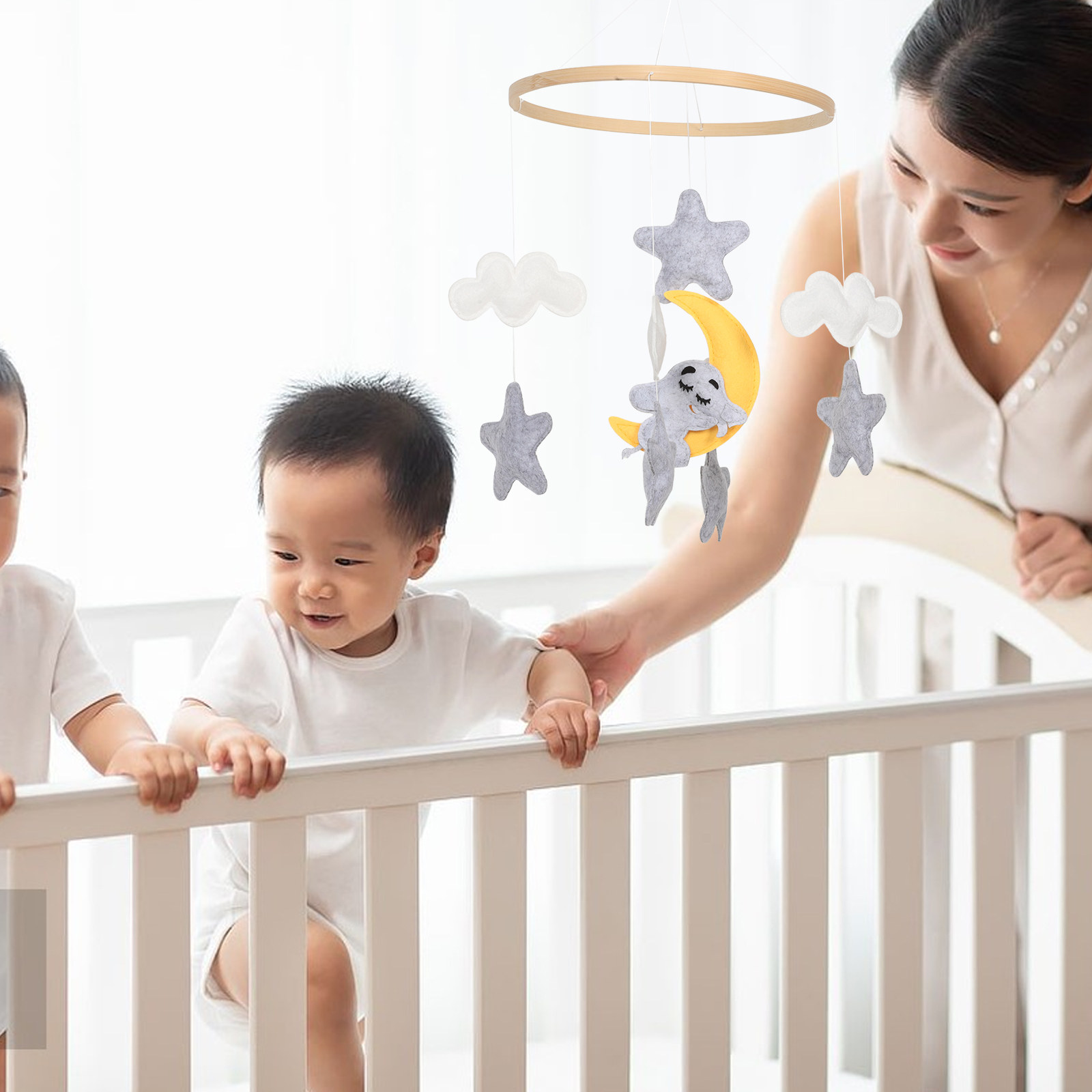 Mobile de berceau en feutre av - Baby Nursery Mobile avis et prix