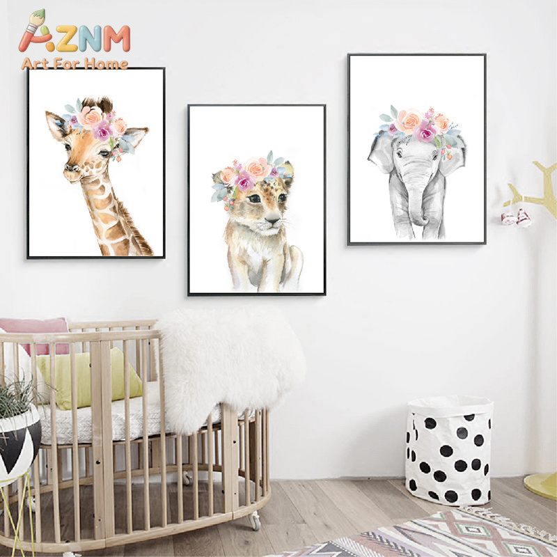 Tableau sur toile décoratif av - Baby Nursery Decor Girl avis et prix