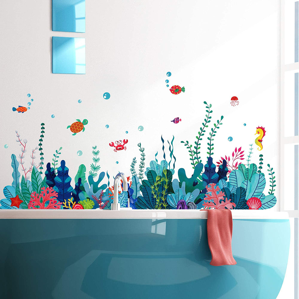 Grand autocollants muraux d'he - Baby Nursery Under The Sea avis et prix