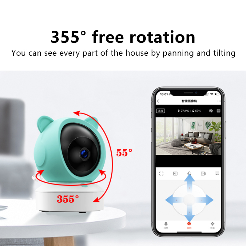 Danmini 1080P bébé moniteur Mo - Baby Nursery Mobile avis et prix