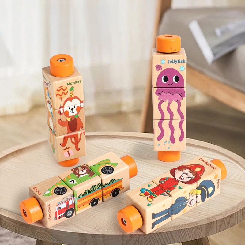 Bébé en bois rotatif Puzzle ma - Baby Nursery Mobile avis et prix