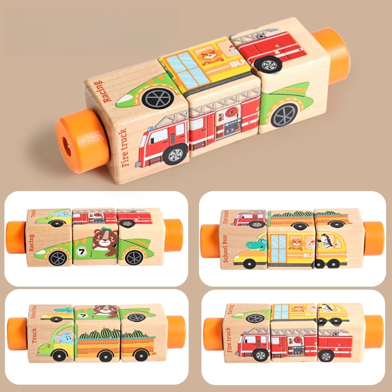 Bébé en bois rotatif Puzzle ma - Baby Nursery Mobile avis et prix