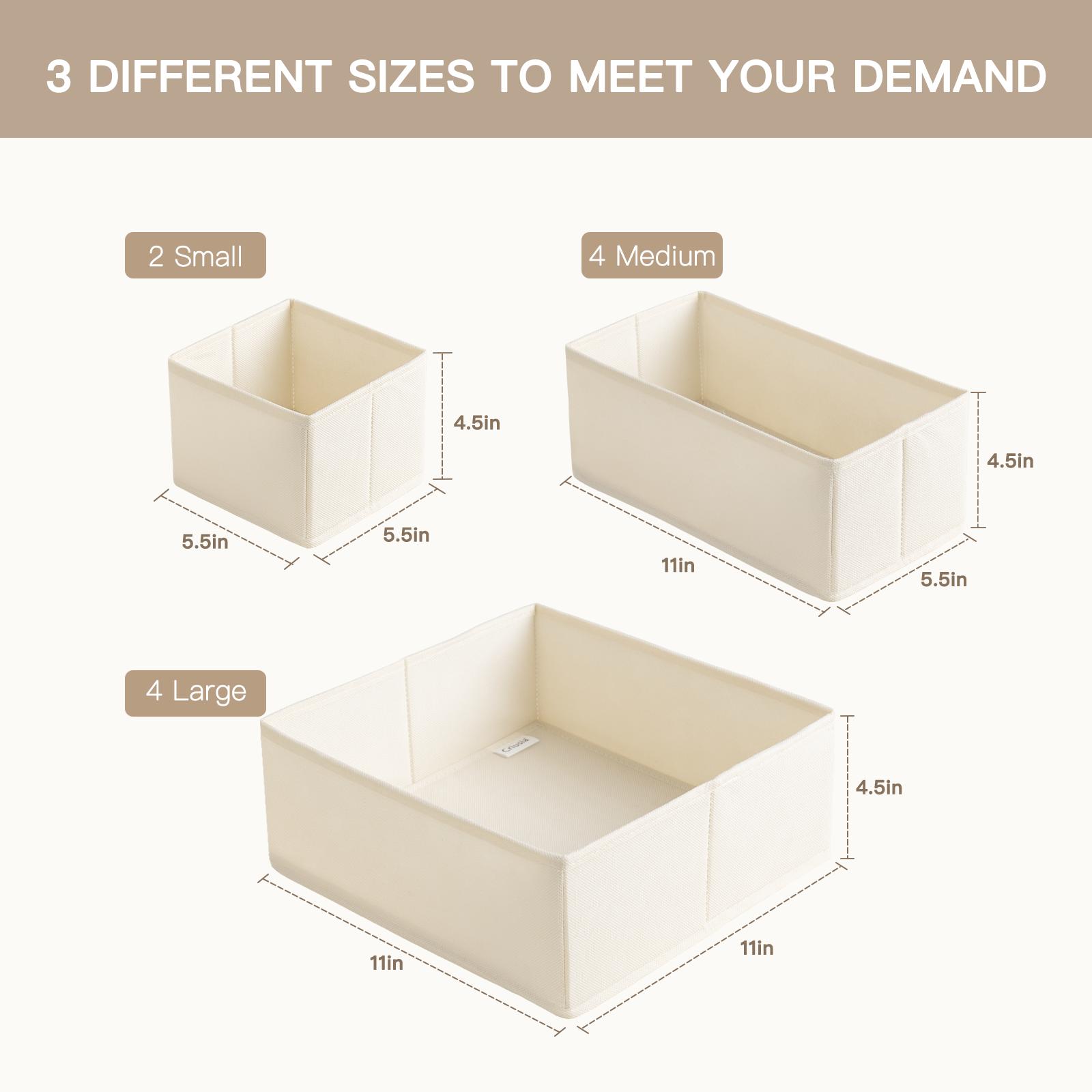 Ensemble de 10 boîtes de range - Baby Nursery Closet Organization avis et prix