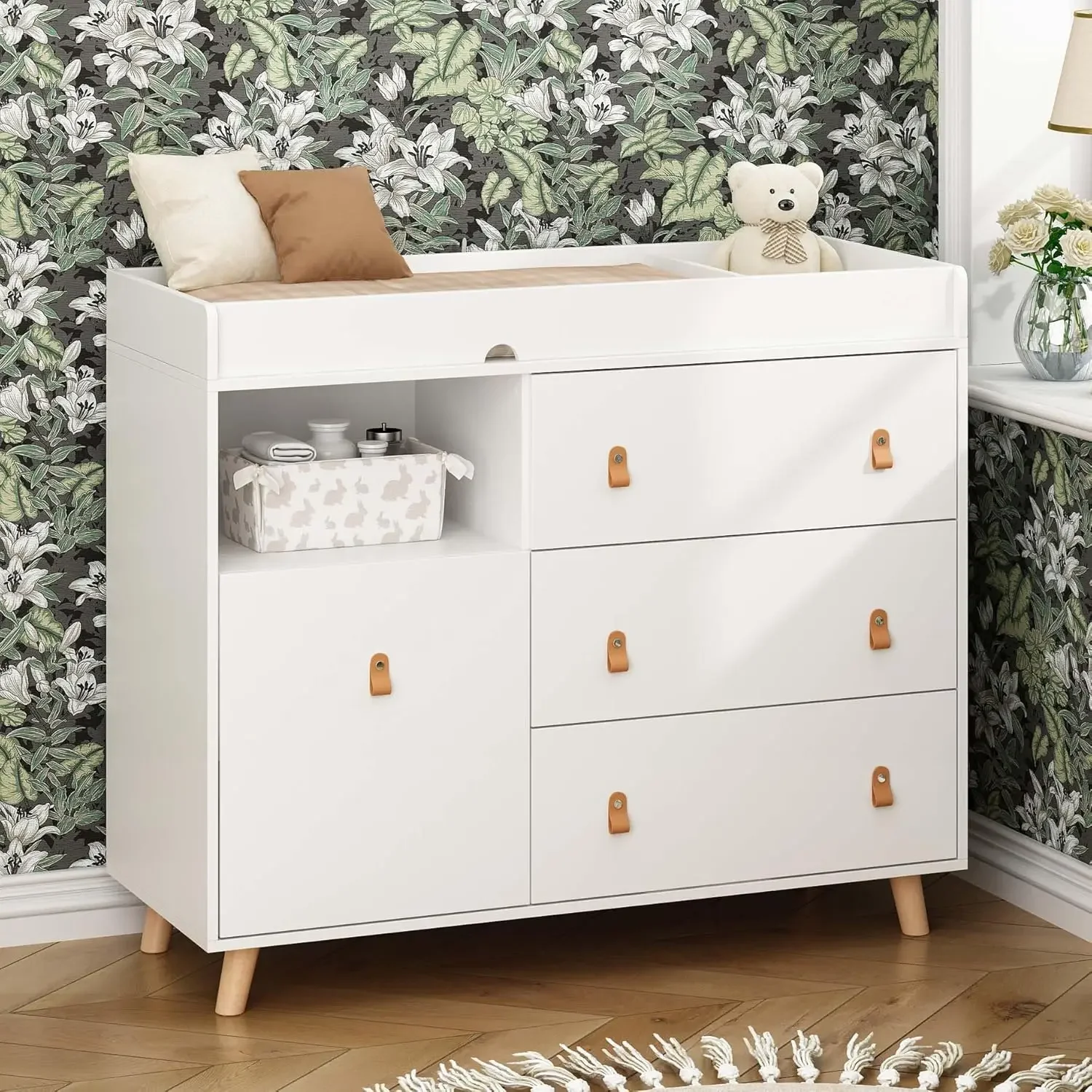 Commode à langer pour bébé ave - Baby Nursery Dresser avis et prix