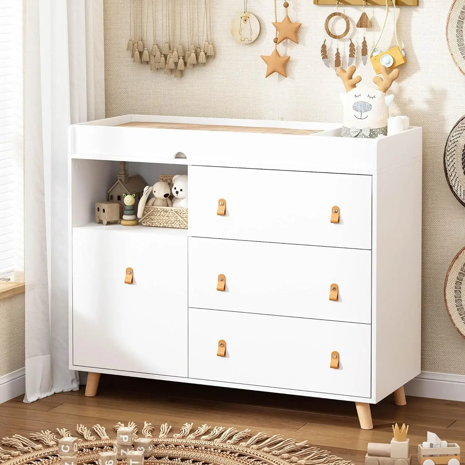 Commode à langer pour bébé ave - Baby Nursery Dresser avis et prix