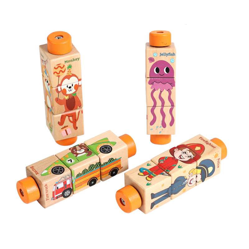 Puzzle rotatif en bois pour bé - Baby Nursery Mobile avis et prix