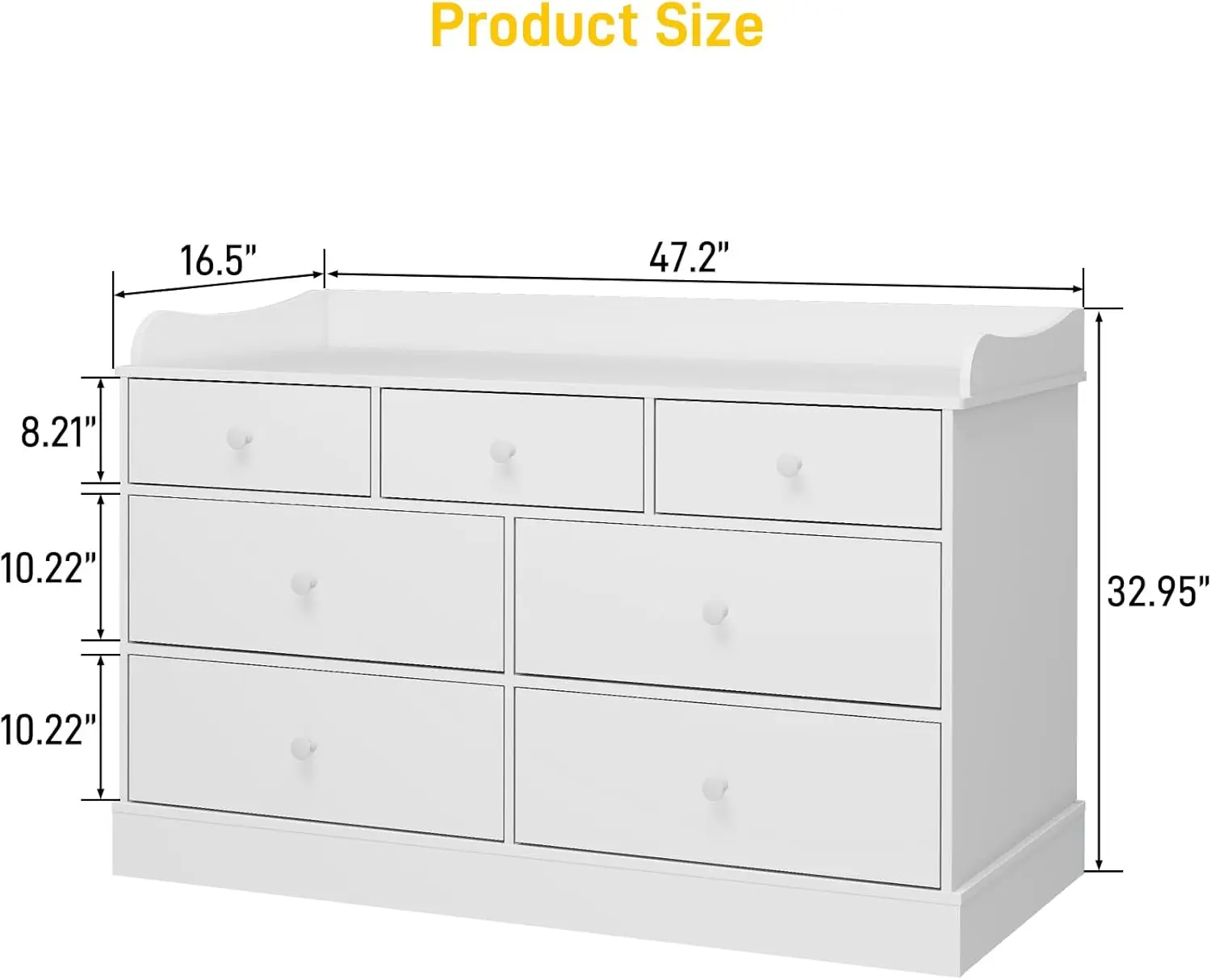 Commode pour enfants avec 7 ti - Baby Nursery Dresser avis et prix